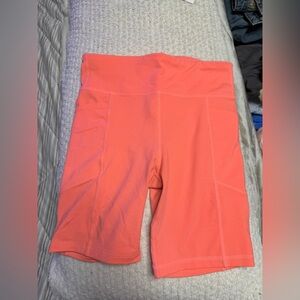 GAP Women's Vibrant Coral Bike Shorts